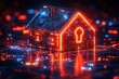 © Aleksandra - Digital Security Home Lock Symbol Hologram Smart Home Technology Concept