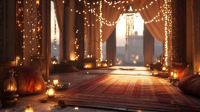 Elegant Arabic Calligraphy and Decorative Patterns for Eid al-Adha Greetings