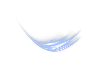 Fototapete - Elegant swirling wave of glowing blue light and particles. A dynamic neon twirl with sparkles, flare, and vortex motion—ideal for futuristic, magical, or energetic sci-fi visual concepts