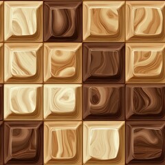 Poster - Rustic Waffle Wood Grain Texture Perfect for Backgrounds Websites and Design Projects