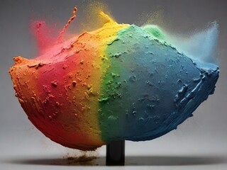 Wall Mural - abstract colorful background