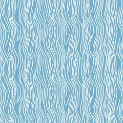 Aufkleber - Seamless Pattern Design Wavy Grains with Thick and Thin Lines