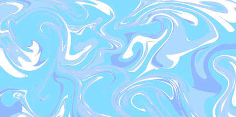 Poster - Abstract motion blue water wave pattern seamless background.