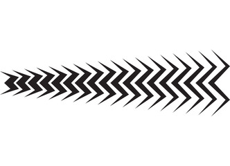 Poster - symmetrical striped sports pattern. vector black and white design element on a white background. rac