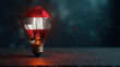 © Marlon - A patriotic concept: A light bulb with the Austria flag design glowing in the dark, symbolizing ingenuity, technology, and energy independence