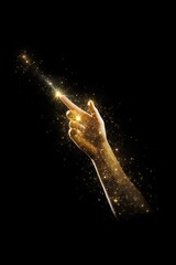Wall Mural - light hand fireworks astronomy.
