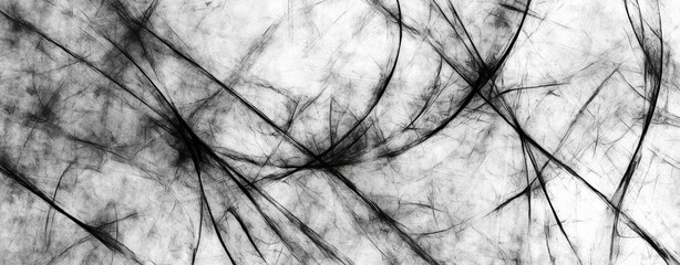 Poster - Abstract Grunge Background with Black and White Textures in a Metallic Style for Design Use