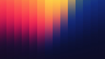 Wall Mural - Colorful gradient background showcasing a smooth blend of vibrant hues from red to blue across vertical stripes Generative AI