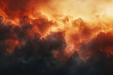 Wall Mural - amazing nebula colors fire sky.