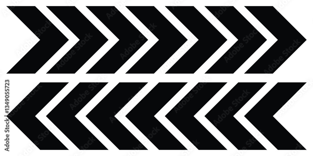Dynamic moving arrow symbol. Arrow dynamic symbol. Speed, fast arrows ...