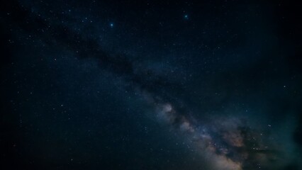 Wall Mural - Stunning view of the Milky Way galaxy stretching across the night sky