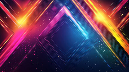 Wall Mural - abstract neon lights background