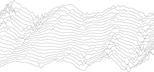 Poster - Dynamic abstract wave pattern for modern design and digital art projects.