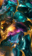 Wall Mural - abstract colorful fluid motion background