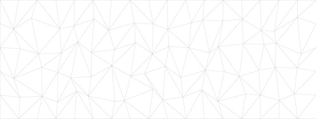 Poster - Abstract geometric chaos pattern with lines and triangles for modern design themes and backgrounds.