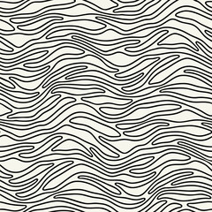 Wall Mural - vector seamless pattern. abstract grunge texture with monochrome fluid stains. creative background w