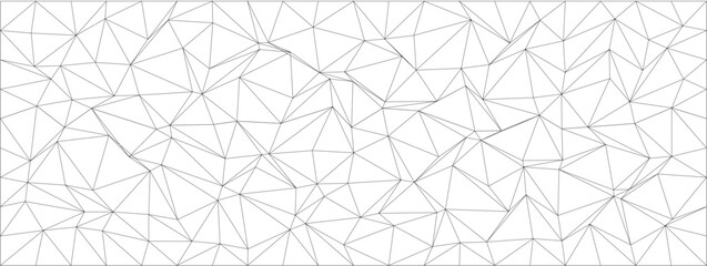 Poster - Abstract geometric pattern with intersecting lines and shapes for modern design.