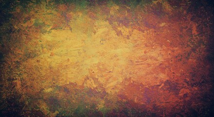 Aufkleber - A colorful background with a lot of texture and paint splatters