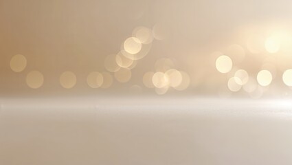 Poster - Soft bokeh lights create an enchanting background in a warm, cozy setting during a quiet evening at home
