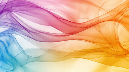Wall Mural - abstract colorful fabric waves
