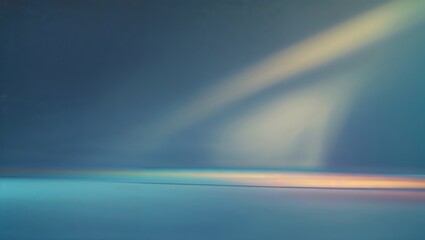 Poster - Soft light reflects on tranquil water surface during sunset creating a serene atmosphere