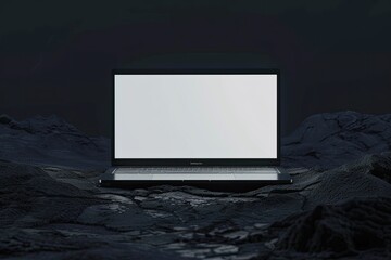 High Resolution of Personal Laptop Screen Mockup Background