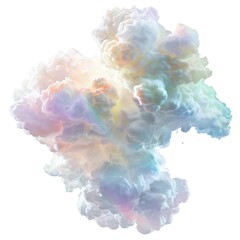 Wall Mural - colorful ethereal cloud formation
