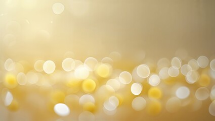 Poster - Bright golden bokeh lights create a warm and inviting atmosphere during evening celebrations