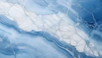 Poster - blue marble abstract background. marble texture with blue and white vein abstract design with pastel color wallpaper background.