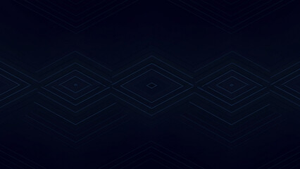 Poster - A gradient background featuring symmetrical chevron lines in a deep navy blue, accented with delicate light blue hues, resulting in a refined and contemporary geometric design