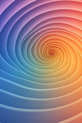 Poster - A surreal neon-fueled illusion of energy waves smoothly expanding outward, forming an infinite