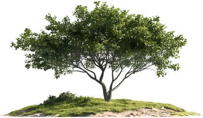 Wall Mural - environmentally friendly, nature landscaping, vector tree design, cut-out trees, transparent backgro