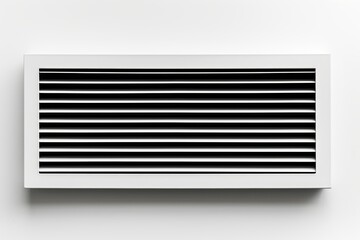 Poster - Isolated window vent on a clean white background with minimalistic design elements
