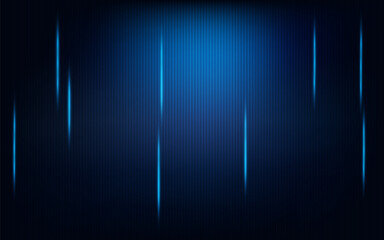 Fototapete - Blue tech texture futuristic light streaks pattern technology graphic
