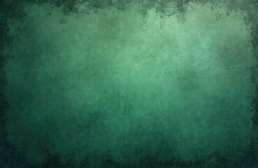 Aufkleber - Distressed green grunge texture background. Weathered wall pattern design with cracked, chipped, aged surface. Rustic industrial urban style digital artwork, dark green color. Vintage, retro overlay