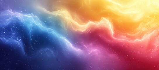 Wall Mural - abstract gradient background with pastel green, yellow, and blue, white to soft lavender, featuring 
