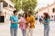 © PintoArt - Volunteers collecting signatures for petition on street