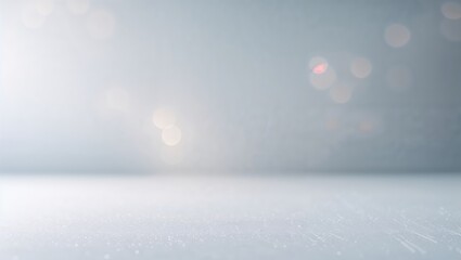 Poster - soft light creates a dreamy atmosphere with sparkling bokeh effects in an abstract setting