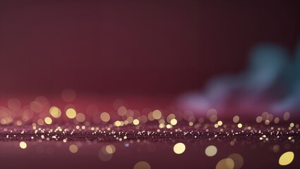 Poster - Sparkling gold dust and shimmering lights create a magical atmosphere at a festive gathering in the evening