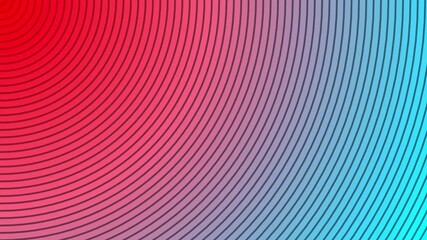 Poster - Vibrant Abstract Motion: Flowing Red and Blue Curves with Swirling Artistic Pattern