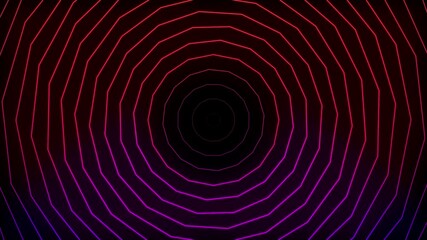 Poster - Abstract geometric pattern animation with gradient circles, suitable as a dynamic background