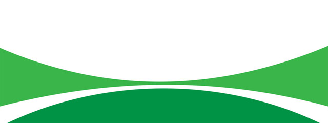 Wall Mural - modern green banner background with dynamic wave pattern. graphic design template.