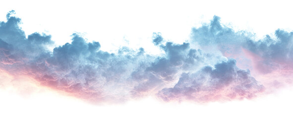 Wall Mural - PNG Aesthetic evening sky clouds background pastel.