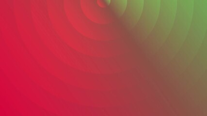 Poster - Abstract Motion Background with Red, Green Gradient Concentric Circles Texture