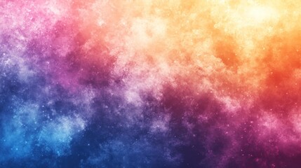 Wall Mural - abstract gradient background with blue to orange, pastel purple, pink, and white, featuring a highly