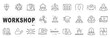 © tutti_frutti - Set of workshop related line icons. Editable stroke. Set 2