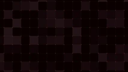 Poster - Abstract Grid Motion Background with Pink Accents: Minimalist Digital Art Loop