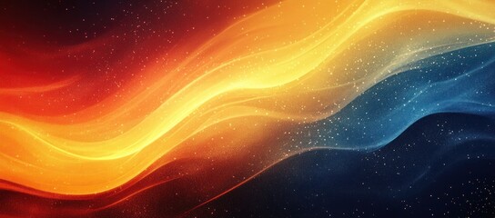 abstract gradient background with navy and gold, bright red and yellow, featuring a subtle grainy ef