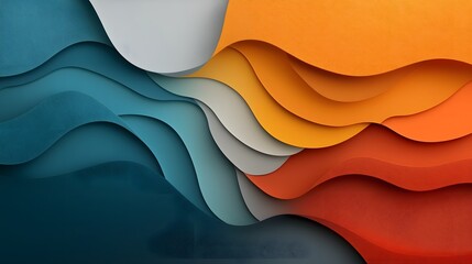 Fototapete - Enchanting rainfall pattern data visualization with fluid topographic contours dynamic flow of rainfall data and a vibrant thermochromic color spectrum