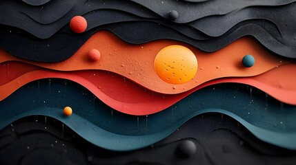 Poster - Mesmerizing digital art depicting a captivating fluid topographic terrain with an intricate rainfall pattern showcasing a dynamic data visualization with a futuristic aesthetic